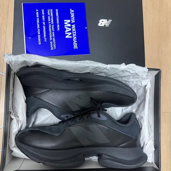 [BUNJANG] Comme des Garçons x Junya Watanabe x New Balance Collaboration Black 280 Sneakers / 꼼데 준야 와타나베 x뉴발란스 블랙 280