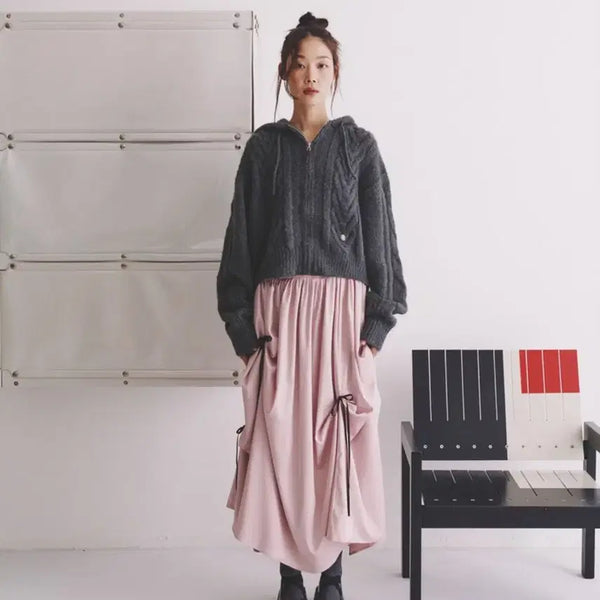 [BUNJANG] GANISONG Ribbon Long Skirt / 가니송 리본 스커트