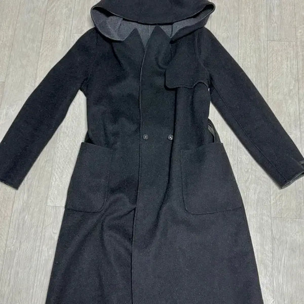 [BUNJANG] The Izzat Black Coat / 더아이잗 블랙 코트