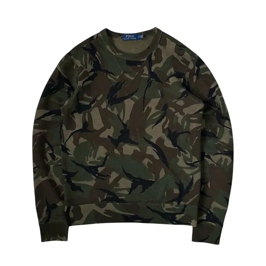 [BUNJANG] Polo Ralph Lauren Camouflage Sweatshirt - Size S / [S] 폴로 랄프로렌 카모플라쥬 맨투맨