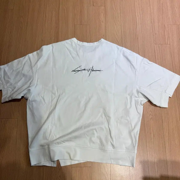 [BUNJANG] Songzio Homme Asymmetrical Short Sleeve T-Shirt White Size 46 / 송지오옴므 비대칭 반팔 화이트 46 (새상품)
