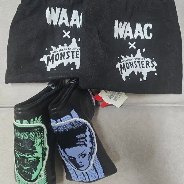 [BUNJANG] WAAC Monster Golf Putter Headcover Set / WAAC 몬스터 골프 퍼터헤드커버 (2개)