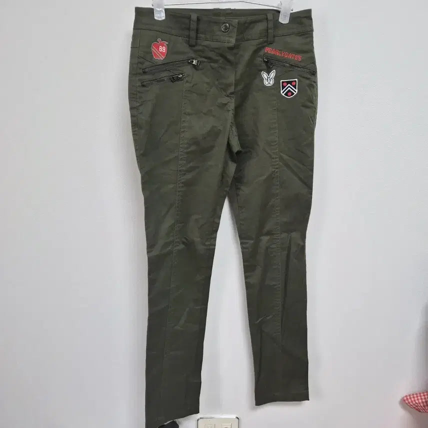 [BUNJANG] PEARLY GATES Women's Khaki Golf Pants / 파리게이츠 여성 카키색 골프 바지 0