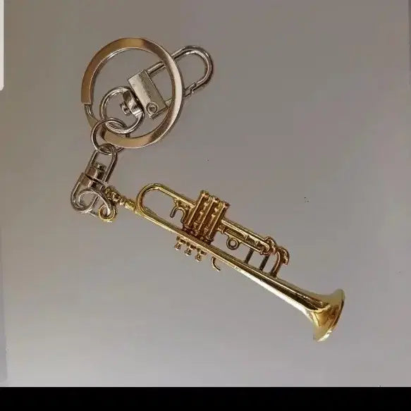 [BUNJANG] Brass Trumpet Keychain / 황동 트럼펫 키링 열쇠고리