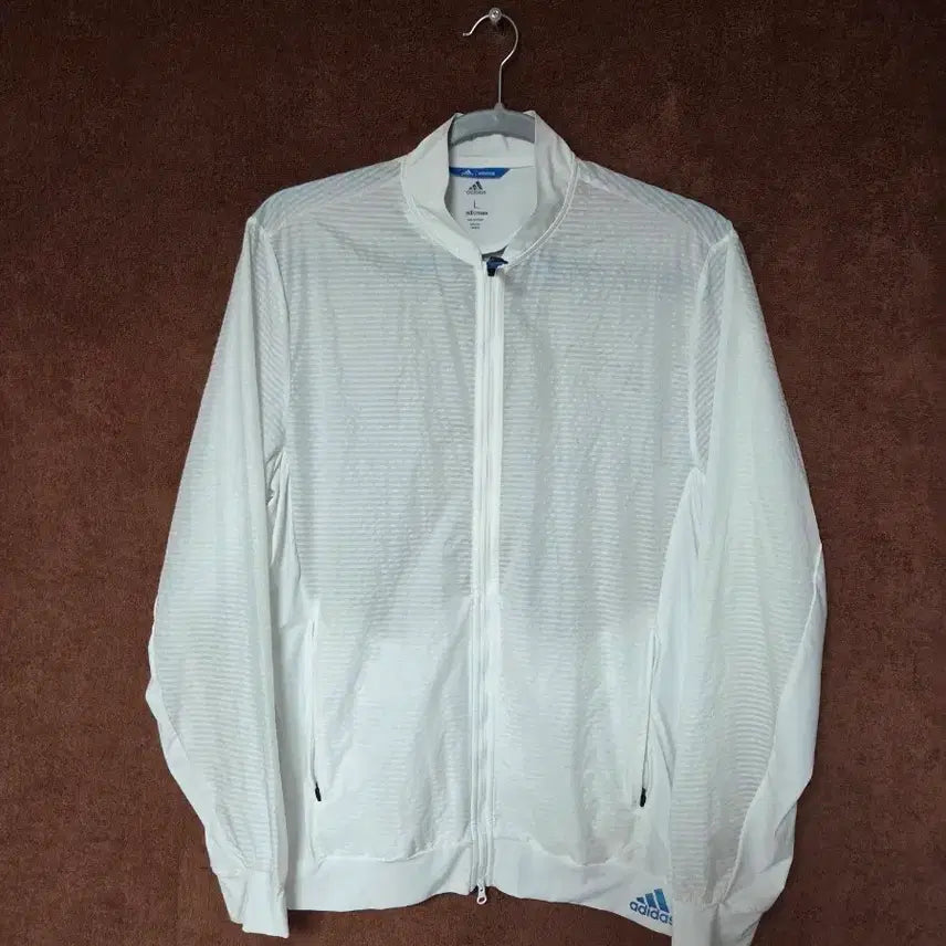 [BUNJANG] Adidas Adicross Windbreaker Golf Jacket White / 아디다스/아디크로스 바람막이 골프자켓 100