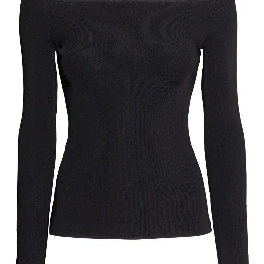 [BUNJANG] H&M Black Off-Shoulder Knit / H&M 블랙 오프숄더 니트