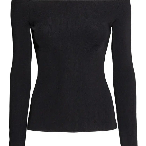 [BUNJANG] H&M Black Off-Shoulder Knit / H&M 블랙 오프숄더 니트