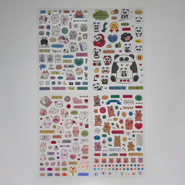 [BUNJANG] Vintage Diary Deco Sticker Bundle / 고전 다꾸 스티커 일괄 판매 4