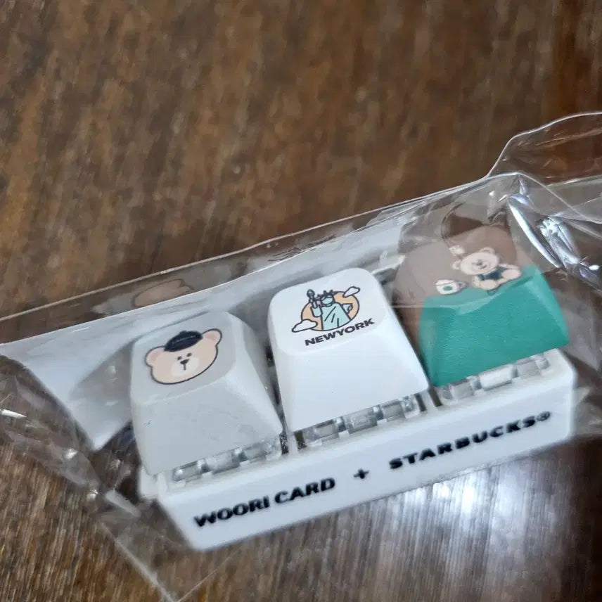 [BUNJANG] Starbucks Woori Card Keycap New / 스타벅스 우리카드 키캡 새상품