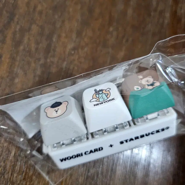 [BUNJANG] Starbucks Woori Card Keycap New / 스타벅스 우리카드 키캡 새상품