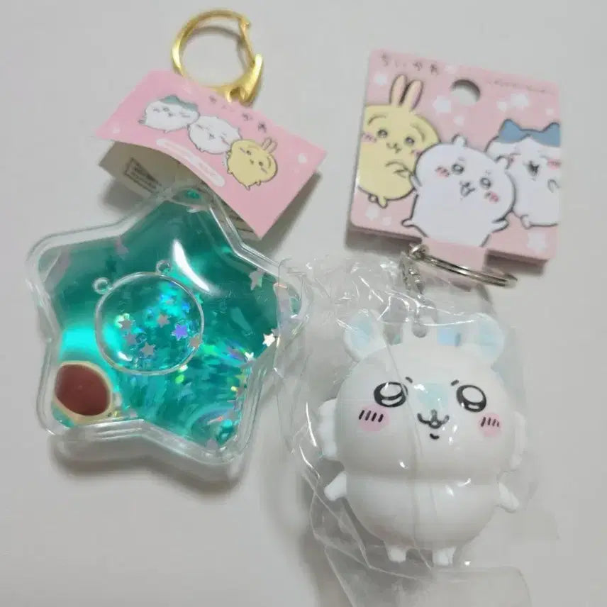 [BUNJANG] Monzakkui Kurimanjyu & Momonga Keychain Bundle Set / 먼작귀 쿠리만쥬,모몽가 키링 일괄