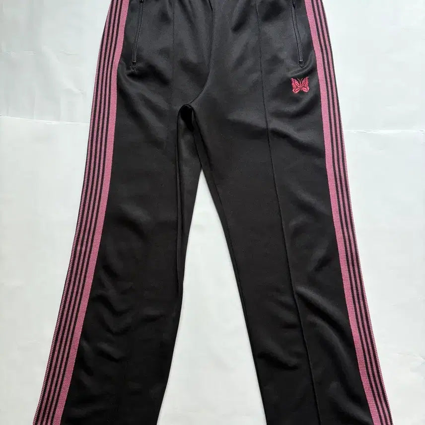 [BUNJANG] Needles Track Pants Black/Pink M / 니들스 트랙 팬츠