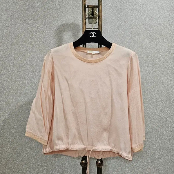 [BUNJANG] Maje Pink A-line Mini Dress / 마쥬