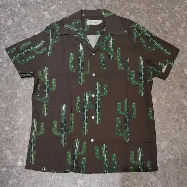 [BUNJANG] Saintpain Bowling Open Collar Shirt (M) / 세인트페인 볼링 오픈카라 셔츠 (M)