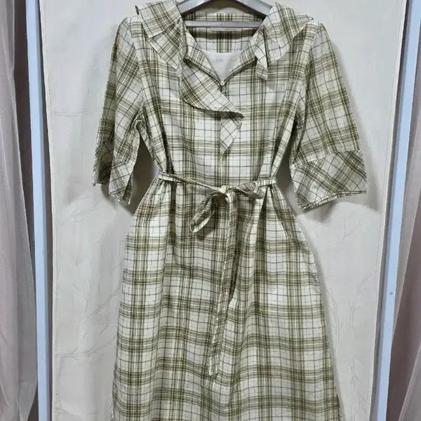 [BUNJANG] Beanpole Ruffle Point Long Dress / 빈폴러플포인트롱원피스(90)
