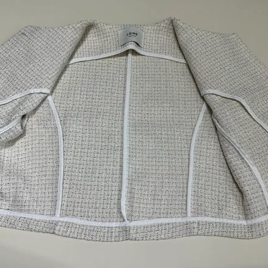 [BUNJANG] ROING Tweed Jacket Ivory / (새상품) 로잉 트위드 자켓 아이보리
