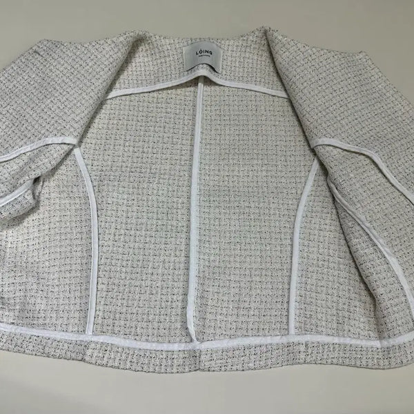 [BUNJANG] ROING Tweed Jacket Ivory / (새상품) 로잉 트위드 자켓 아이보리