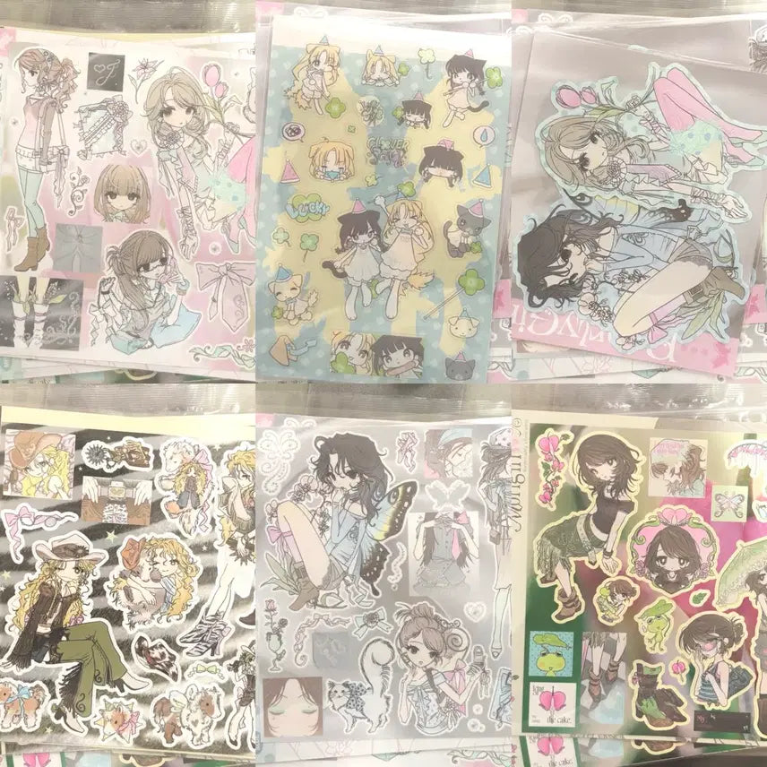 [BUNJANG] Jeongbae Sticker Set (Individual Pieces) / [정배님] 다꾸 스티커 | 조각 스티커 | 모조지 | 문구 1차 통판