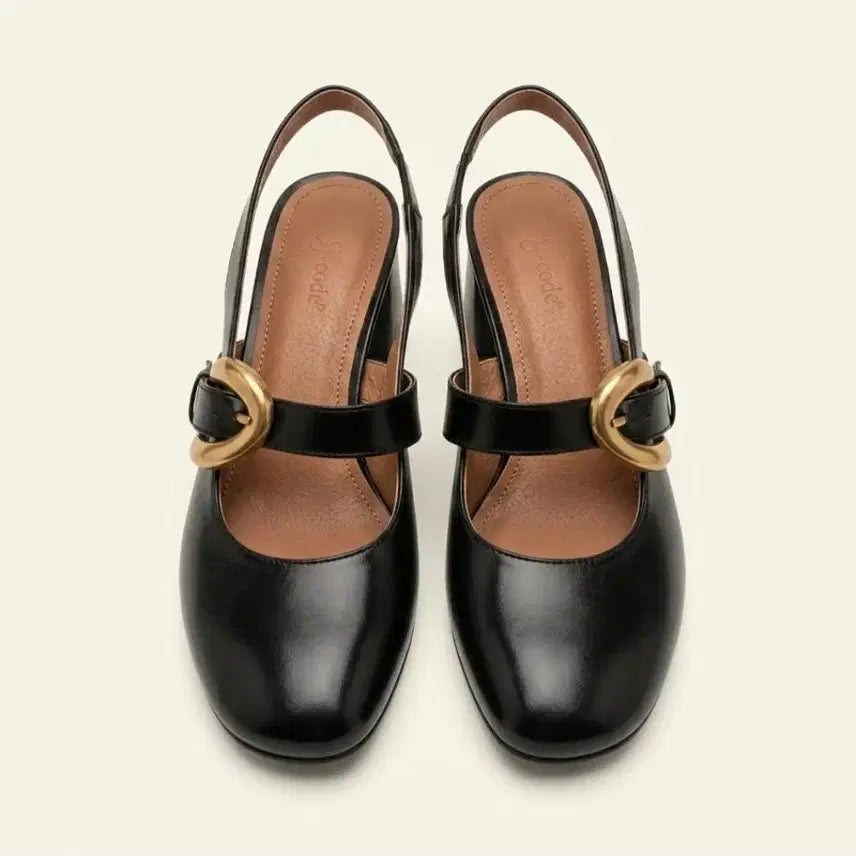 [BUNJANG] JS STUDIO Black Mary Jane Slingback Heels / (새상품;99000원)지스튜디오 블랙 메리제인 슬링백