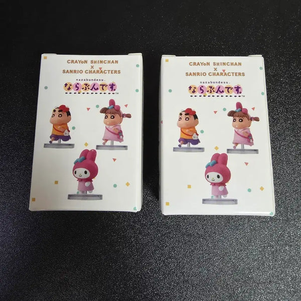 [BUNJANG] Bandai Crayon Shin-chan x Sanrio Collaboration Figure / 반다리 짱구X산리오 나라분데스 피규어