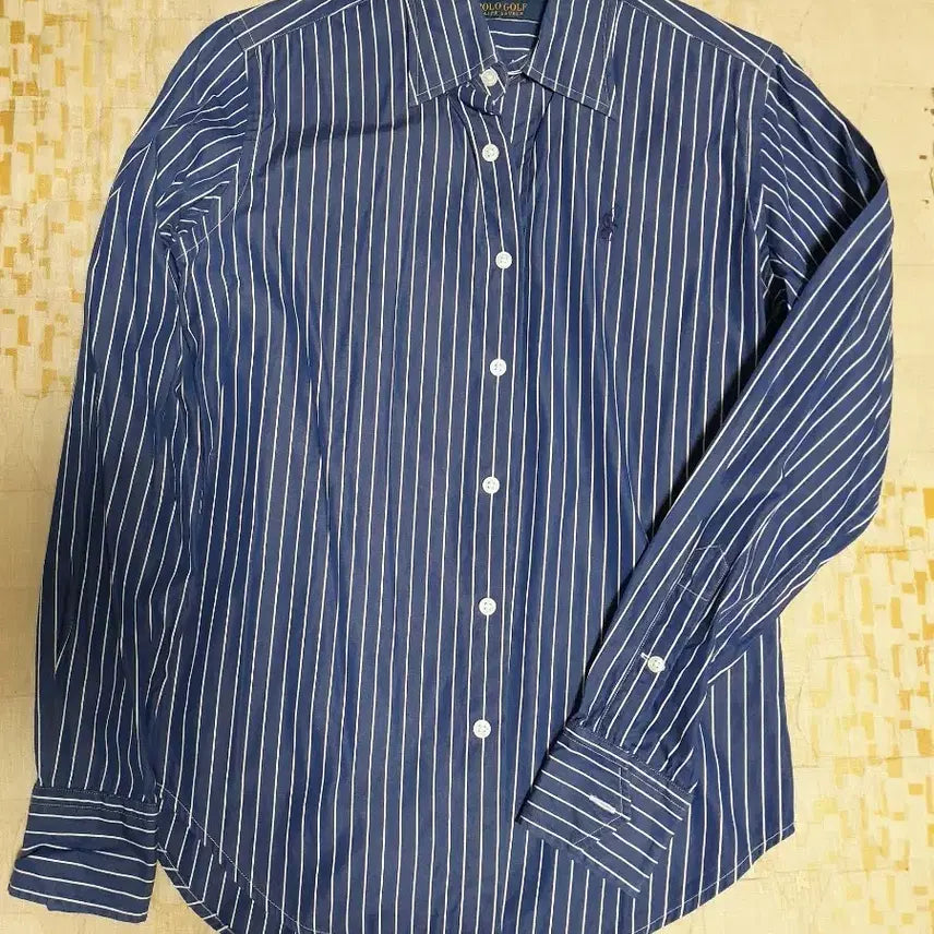 [BUNJANG] Polo Golf Women's Striped Shirt Size S / 폴로 골프 스트라이프 셔츠 남방 S