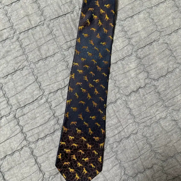 [BUNJANG] Egonman Designer Necktie Horse Pattern / **이건만 디자이너 넥타이 악세사리