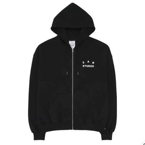 [BUNJANG] IAB Studio 26SS Hooded Zip-Up Black M / [M] 아이앱 스튜디오 후드 집업 블랙 26SS