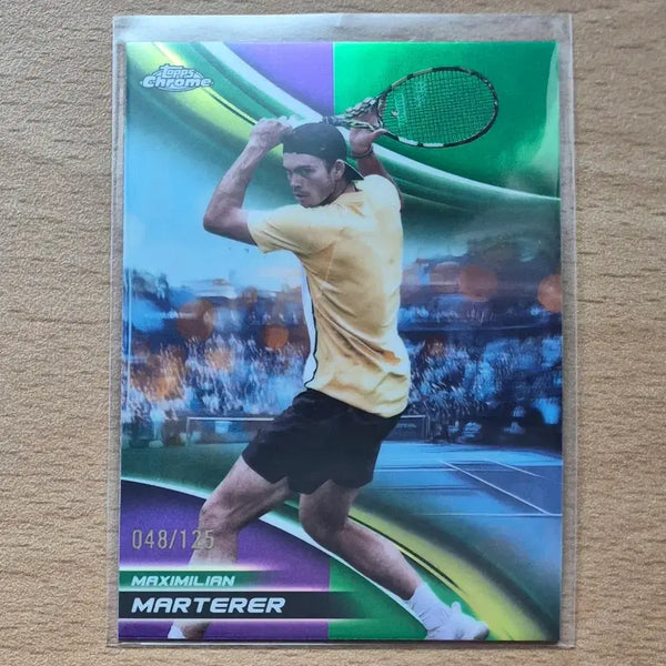 [BUNJANG] 2025 Topscrom Tennis Maximilian Martheror 125 Limited Edition Purple-Green Reflector Card / 2025 탑스크롬 테니스 막시밀리안 마르테러 125한정 퍼플그린 리프렉터