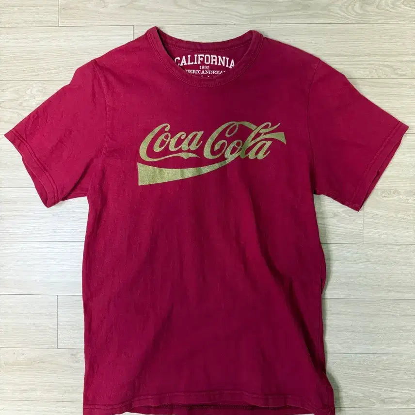 [BUNJANG] Coca-Cola Vintage Collection T-Shirt Burgundy M / 코카콜라 빈티지컬렉션 티셔츠 버건디 M