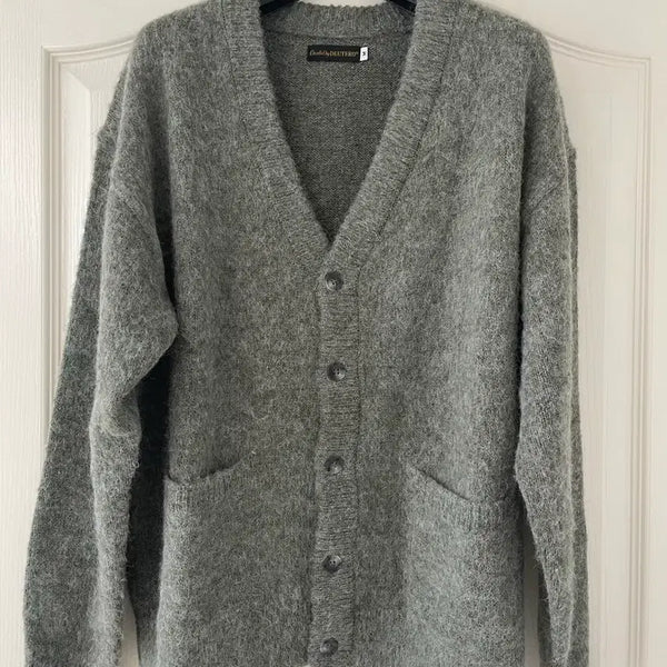 [BUNJANG] Deuter Comfy Cardigan Olive Khaki - Size M / 듀테로 콤피 가디건 M
