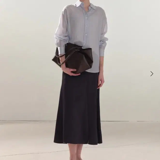 [BUNJANG] Sienne Sheer Shirt Origin Sky Blue / 시에 니스 시어 셔츠 오리진 스카이블루