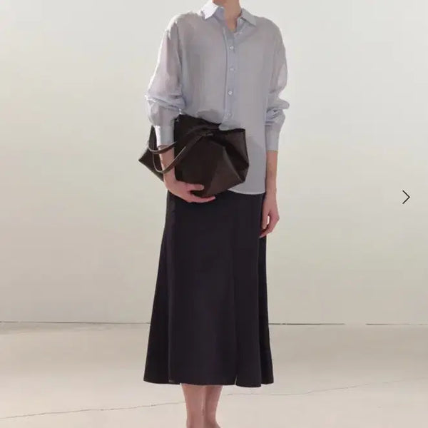 [BUNJANG] Sienne Sheer Shirt Origin Sky Blue / 시에 니스 시어 셔츠 오리진 스카이블루