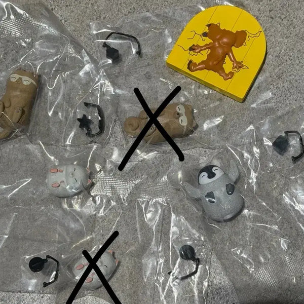 [BUNJANG] Bandai Tanning Cat & White Hamster & White Penguin (Sealed), Tom and Jerry (Unsealed) / 미개봉)반다이 노릇노릇애니멀즈 + 개봉) 톰과제리
