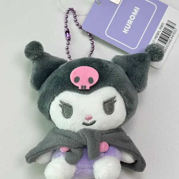 [BUNJANG] Sanrio Kuromi Cozy Cape Keyring (8cm) / 산리오 쿠로미 포근 망토 인형 키링 8cm 새상품 정품