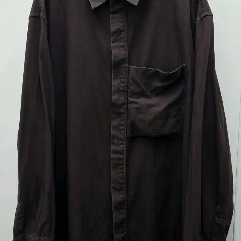 [BUNJANG] COS Dark Brown Oversized Shirt / 코스 다크브라운 오버사이즈 셔츠