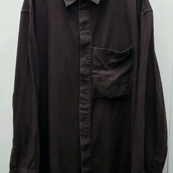 [BUNJANG] COS Dark Brown Oversized Shirt / 코스 다크브라운 오버사이즈 셔츠