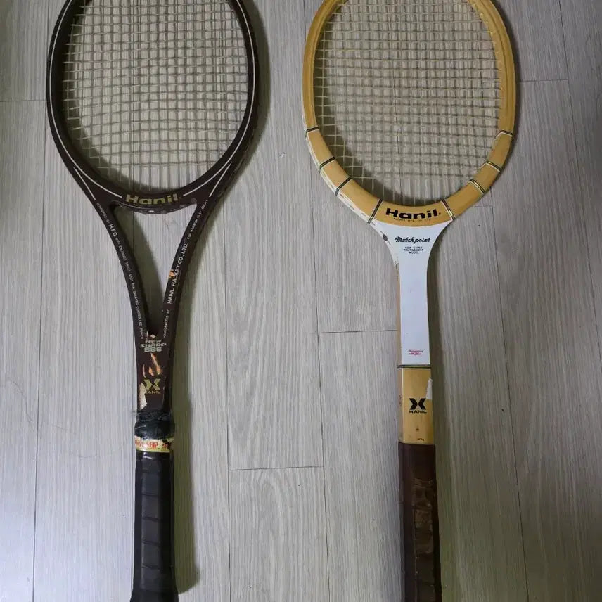 [BUNJANG] Vintage Retro Wood Tennis Racket / 빈티지 레트로 우드 테니스라켓 나무 테니스라켓