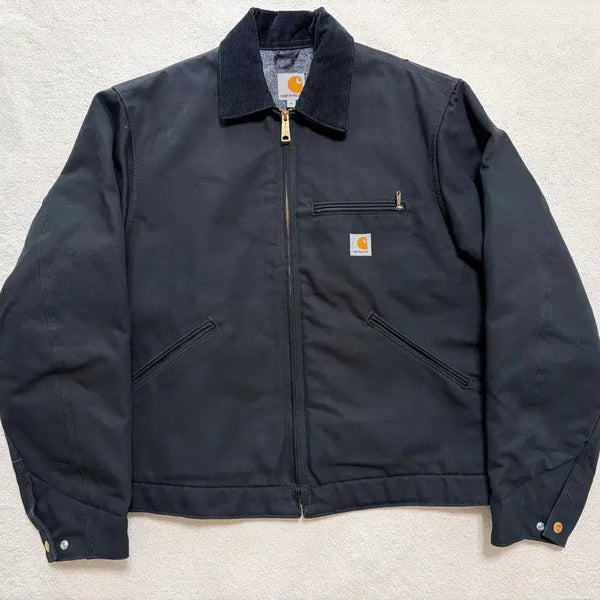 [BUNJANG] Carhartt J001 Detroit Work Jacket (Made in USA) Black / [M]칼하트 j001 디트로이트 워크 자켓 (Made in USA) 블랙