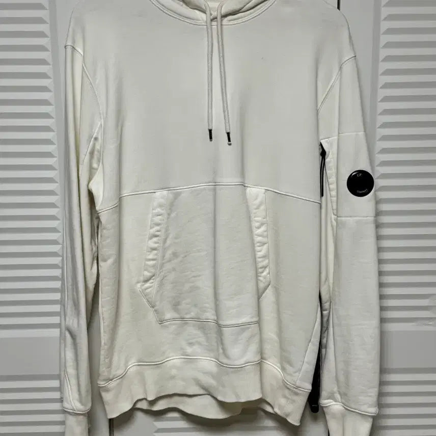 [BUNJANG] CP Company White Hoodie / CP컴퍼니 후드티 화이트