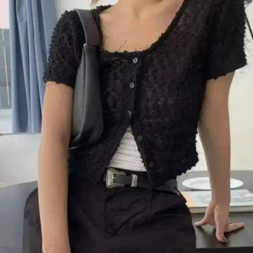 [BUNJANG] Short Sleeve Cardigan / 반팔 가디건