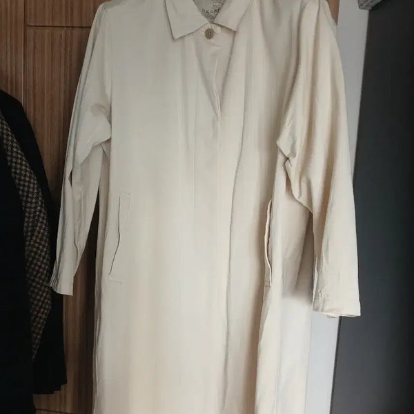 [BUNJANG] MUJI Women's Cotton Long Jacket / 무인양품 여성 코튼 롱자켓