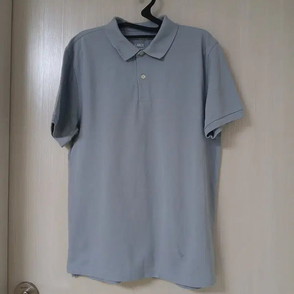 [BUNJANG] Giordano Blue Short Sleeve Polo T-Shirt L / 지오다노 블루 반팔 폴로티 L사이즈