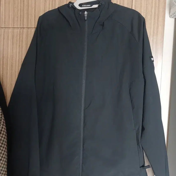 [BUNJANG] TOPTEN BALANCE Black Hooded Windbreaker Jacket XL / 탑텐 BALANCE 검정색 후드 바람막이 자켓 XL