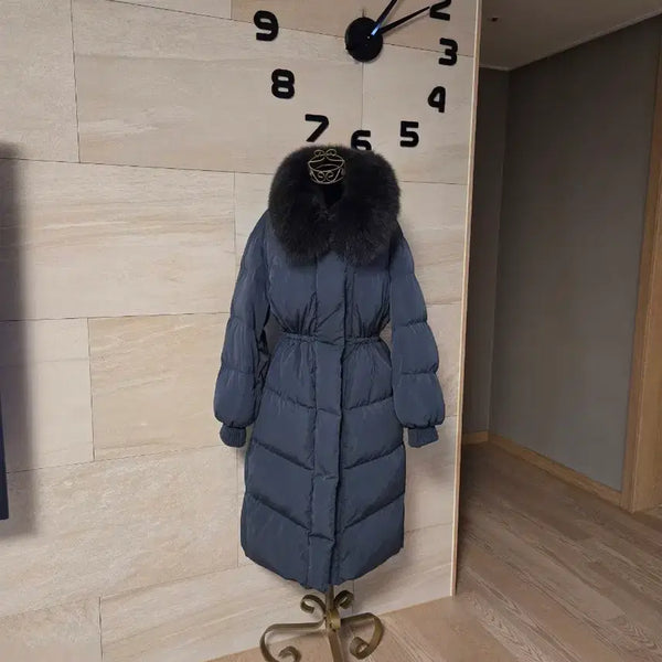 [BUNJANG] Nice Claup Fox Fur Goose Long Padding / [55] 나이스클랍 폭스퍼 구스 롱 패딩