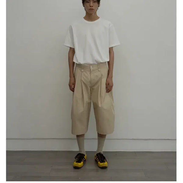 [BUNJANG] Onese Bermuda Shorts Beige / onese 원세 버뮤다 팬츠 베이지