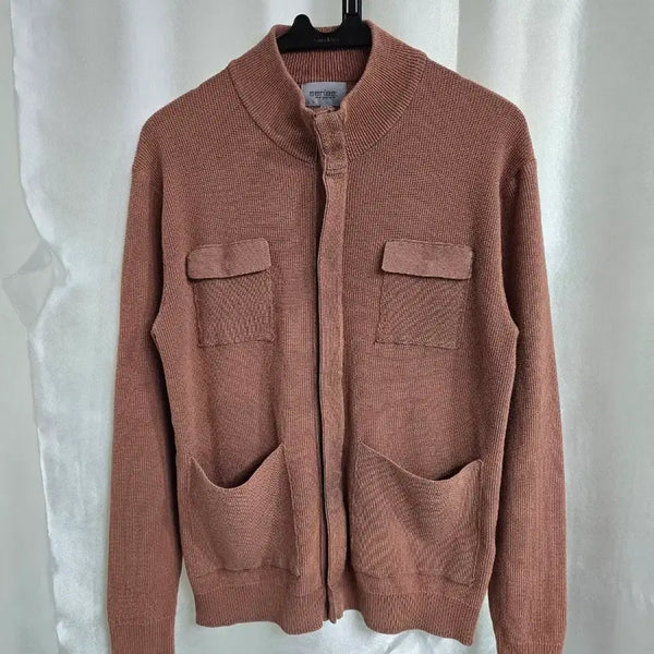 [BUNJANG] Series Vintage Brown Knit Cardigan / series 빈티지 브라운 니트 가디건 (2007)