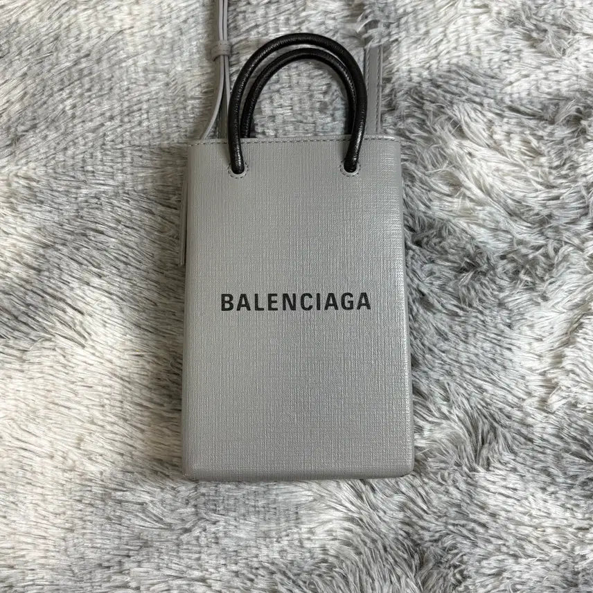 [BUNJANG] Balenciaga Phone Holder Mini Bag Grey / [OS,감정서보유] 발렌시아가 폰홀더백 미니 그레이