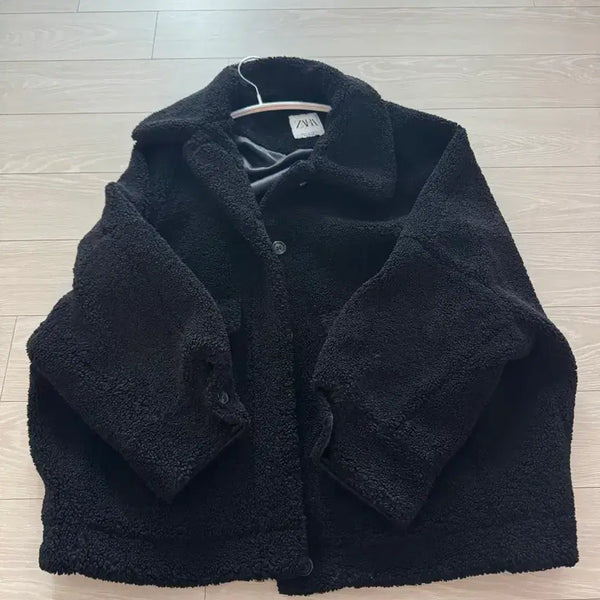 [BUNJANG] Zara Faux Fur Jacket Outerwear Black One Size / 자라 퍼자켓 아우터 블랙 프리사이즈