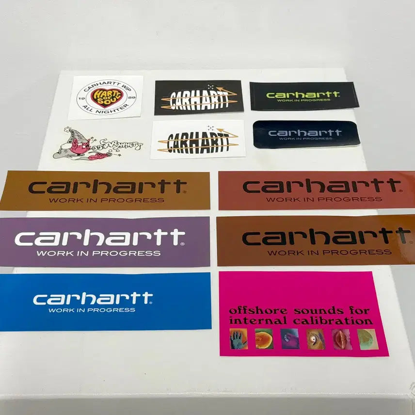 [BUNJANG] Carhartt WIP Sticker Set (12 Types) / 칼하트WIP 스티커 12종