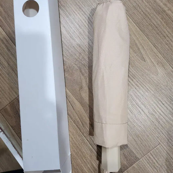 [BUNJANG] Beige Portable 3-Section Folding Umbrella (New) / 베이지색 휴대용 우산 접이식3단(새제품)